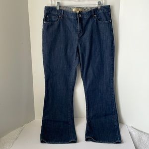Women's Flare & Wide Leg Jeans - Dark Blue
